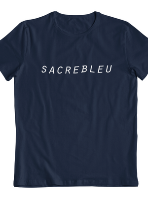 SACREBLEU, BABY TEE - NAVY