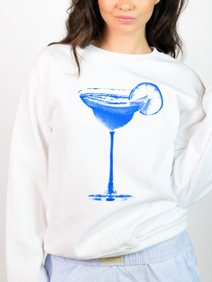 MEGA BLUE DRINK SWEATSHIRT - NAVY