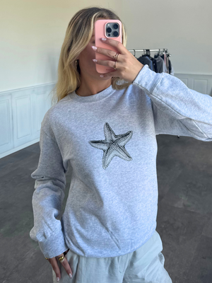 STARFISH SWEATSHIRT - GRAY