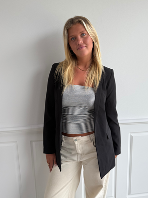 BOZZY LOOSE BLAZER - BLACK