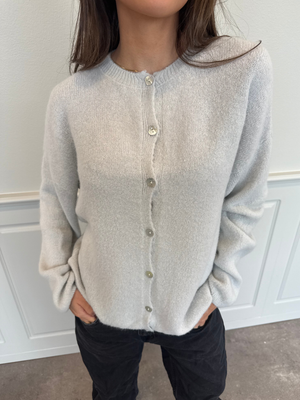 MOLLI CARDIGAN - LIGHT GREY