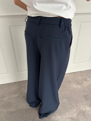 AIA BAGGY SUIT PANT - NAVY