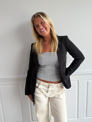BOZZY LOOSE BLAZER - BLACK