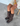 SUEDE FOLDOVER BOOT - BROWN