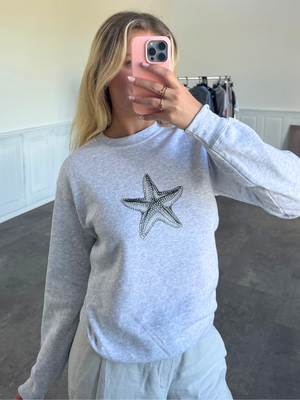 STARFISH SWEATSHIRT - GRAY