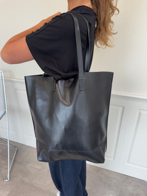 ANILLA SHOPPER BAG - BLACK