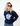 PLANET DISCO (WHITE) SWEAT - NAVY