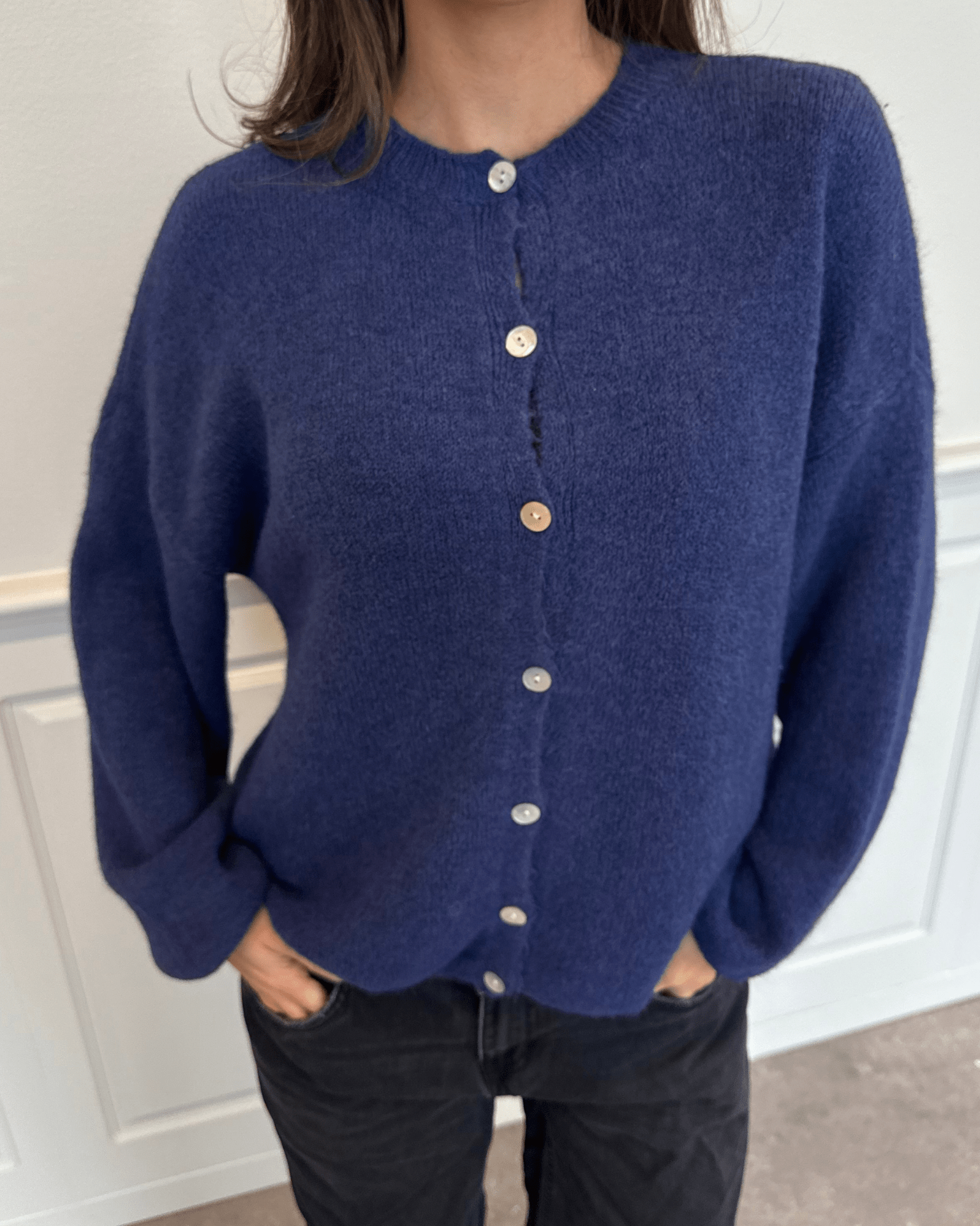 MOLLI CARDIGAN - NAVY