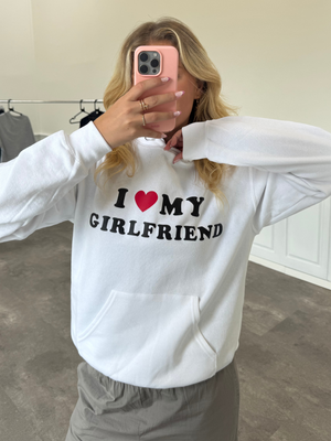 GIRLFRIEND HOODIE - WHITE