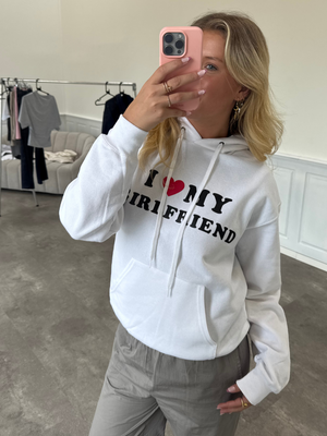 GIRLFRIEND HOODIE - WHITE