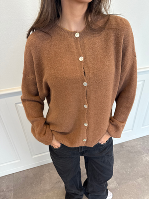 MOLLI CARDIGAN - BROWN