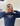DISCO BALL (violet) HOODIE - NAVY