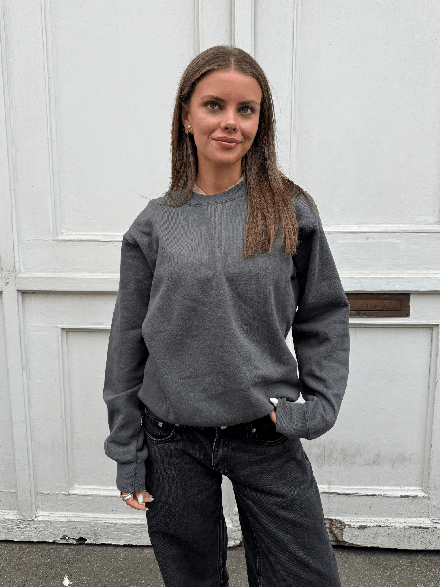 FRUIT SWEATSHIRT - DARK GRAY