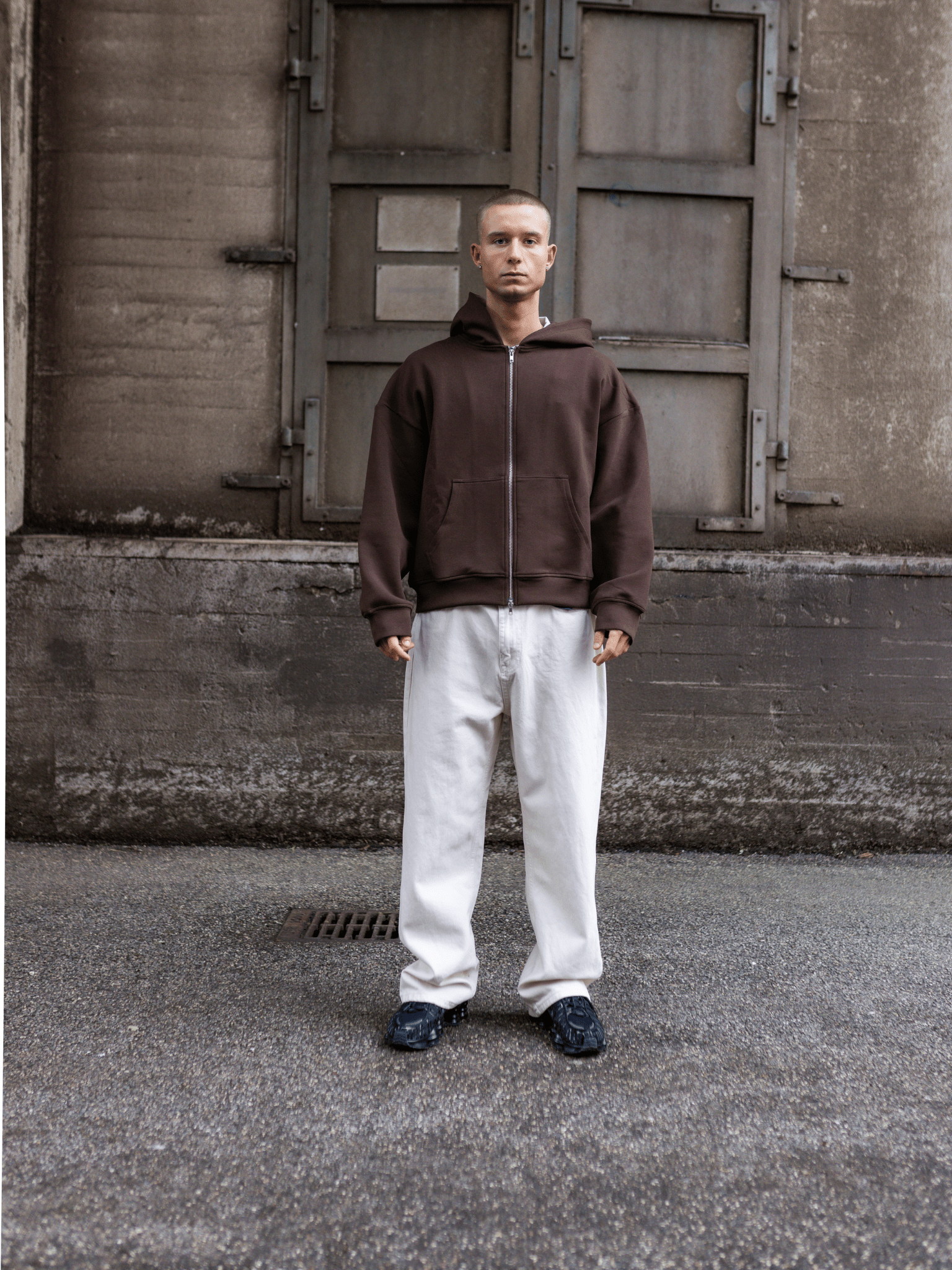 TYLER BAGGY JEANS - OFF WHITE