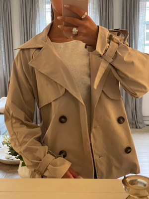 LEAH TRENCH COAT - BEIGE