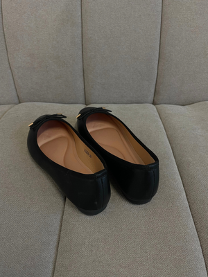 ANNA BALLERINA SHOES - BLACK