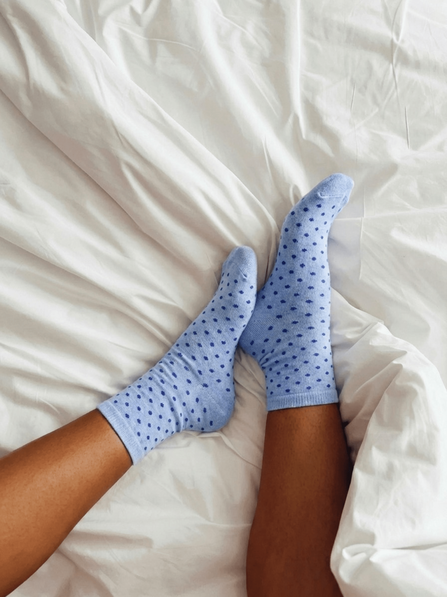 SEBBY GLITTER SOCKS - BABY LAVENDER DOTS