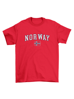 NORWAY, BABY TEE - RØD