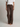 SASHA PANT - DARK BROWN - fra Dinvintageshop