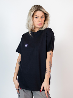 GLOBE TEE - BLACK