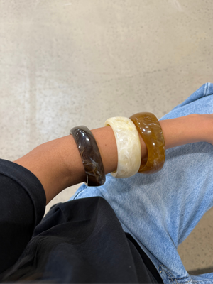 3-PACK BRACELETS - BEIGE/TERRACOTTA/BROWN