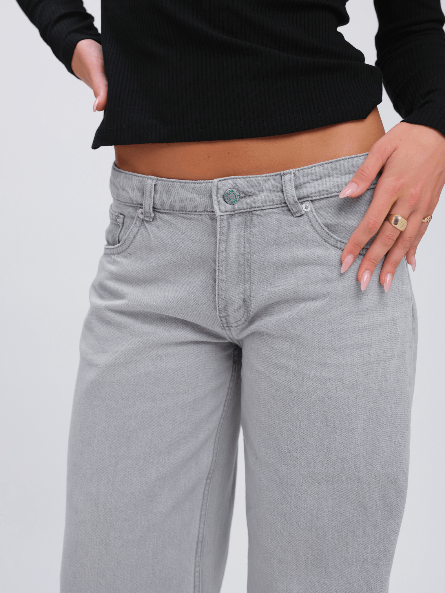 ESTHER JEANS - LIGHT GRAY