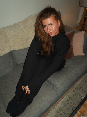 HOODIE SET - w/ ELA, BLACK