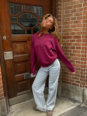 FRUIT SWEATSHIRT - BORDEAUX
