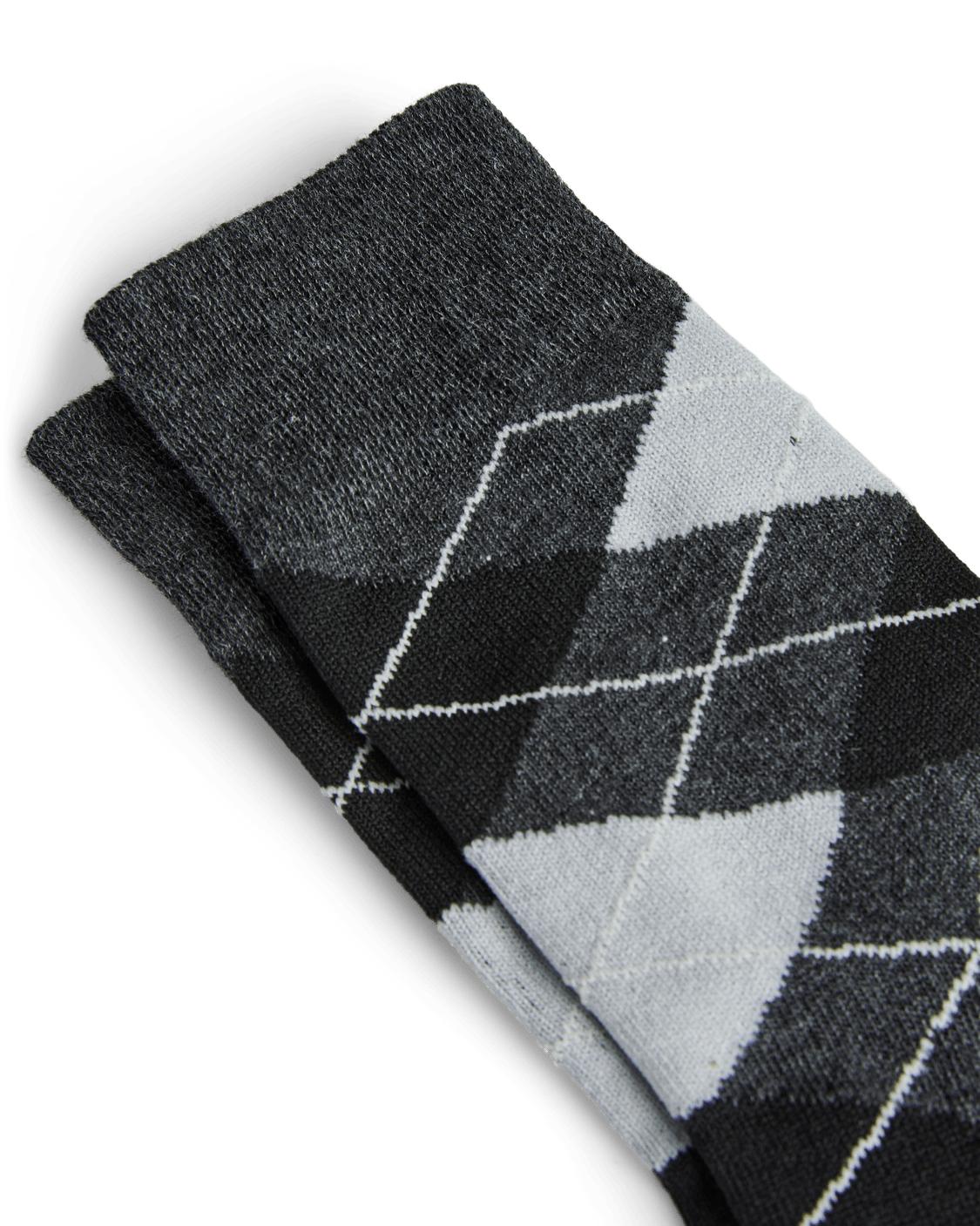 ALBA STRØMPER - DARK GREY MELANGE - Dinvintageshop