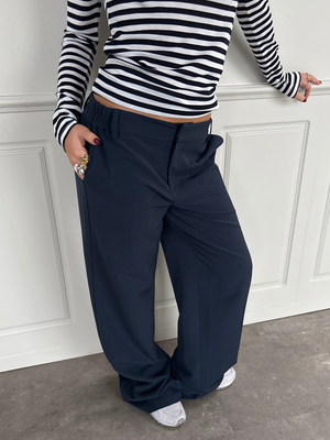 BELLA SUIT PANT NEW - NAVY
