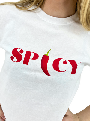 SPICY, BABYTEE - HVID