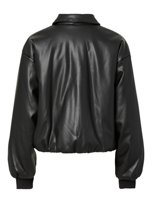 LARA BOMBER JACKET - BLACK