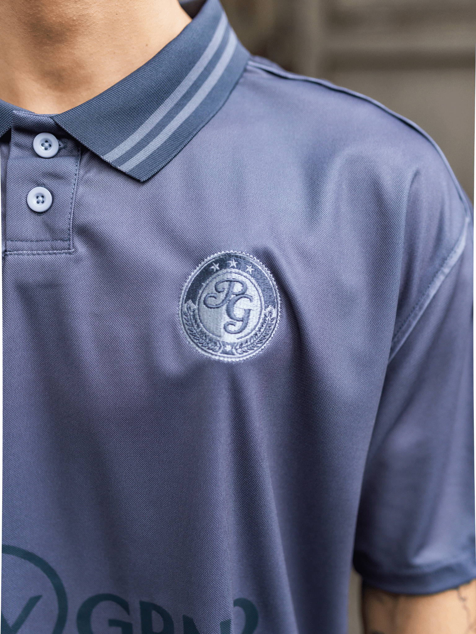 PLAYGRND FOOTBALL JERSEY - GREY