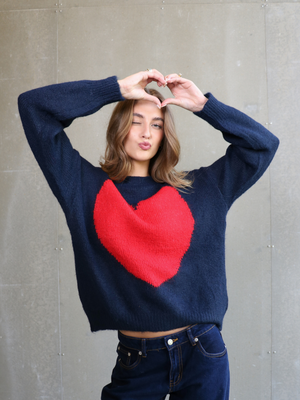 HEART STRIK - NAVY