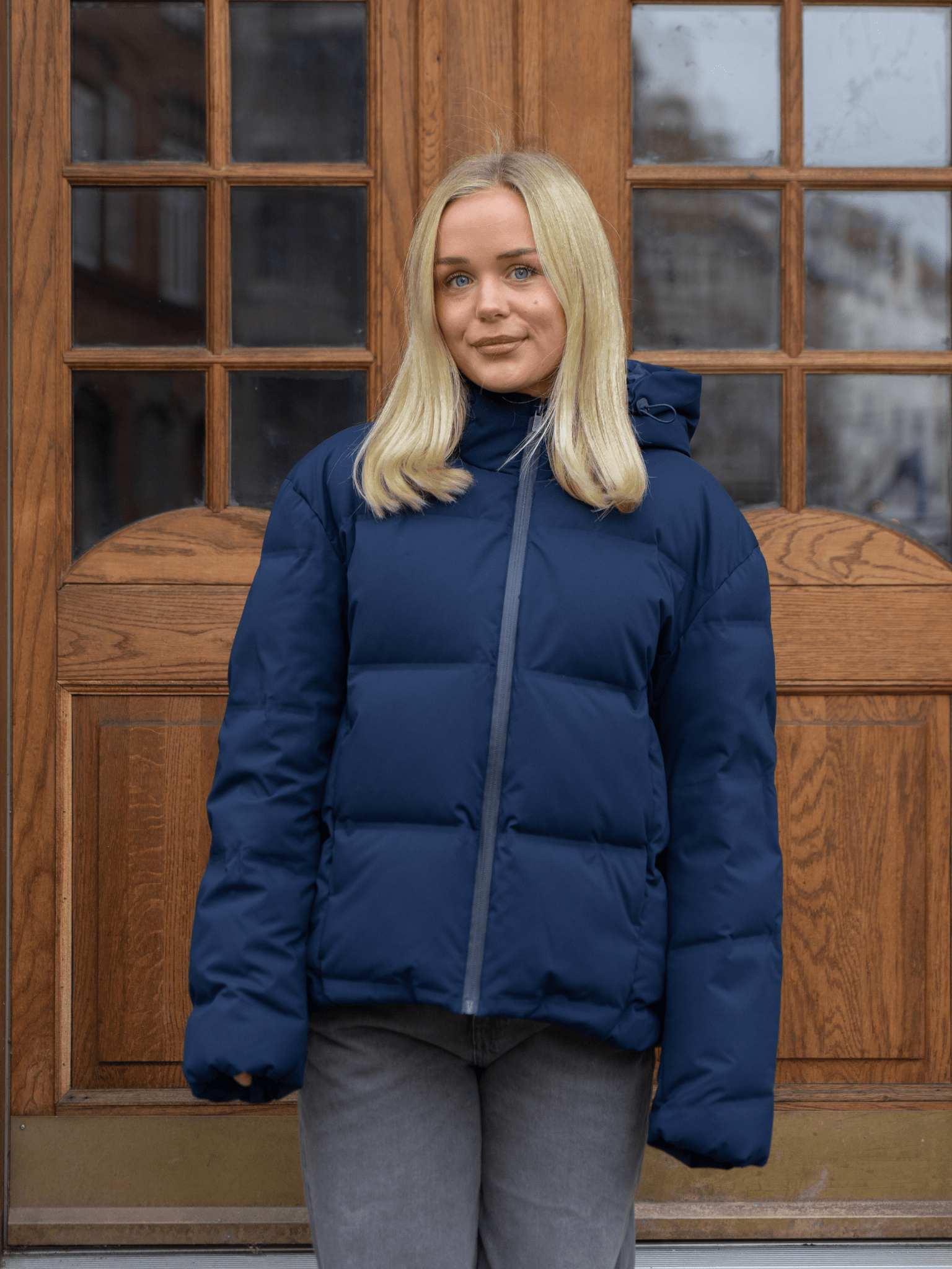 ISA PUFFER JACKET - BLACK