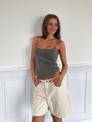 NADIA TANK TOP - ARMY