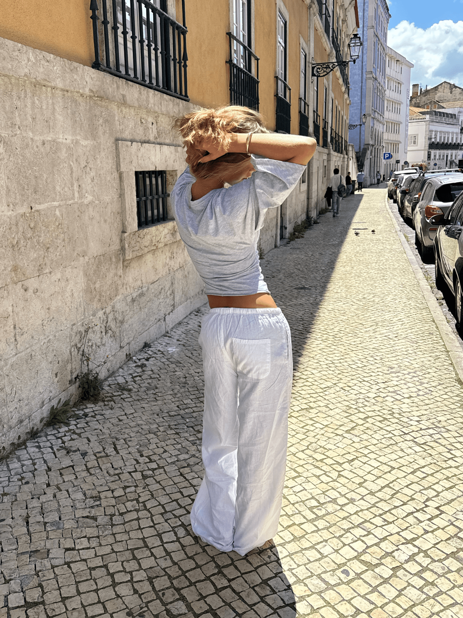 NALA ANGEL TOP - LIGHT GREY