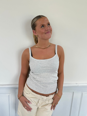 MAY TANK TOP - LIGHT GREY