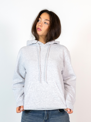 MEGA DISCO BALL (black) HOODIE (back print) - GRAY