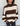 ELSIE STRIPE KNIT - BROWN/OFFWHITE