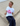 PLANET DISCO (pink) UNISEX T-SHIRT - HVID