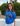 PLANET DISCO (sort) UNISEX T-SHIRT - BLÅ