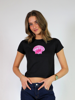 SHELLY (pink) BABY TEE - SORT