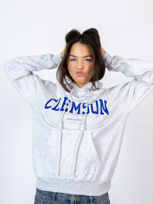 CLEMSON HOODIE - GRAY 