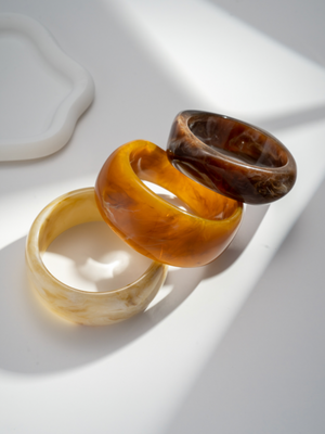 3-PACK BRACELETS - BEIGE/TERRACOTTA/BROWN