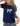 BOW (HVID), BABY TEE - NAVY