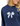 BOW (white) SWEATSHIRT - NAVY