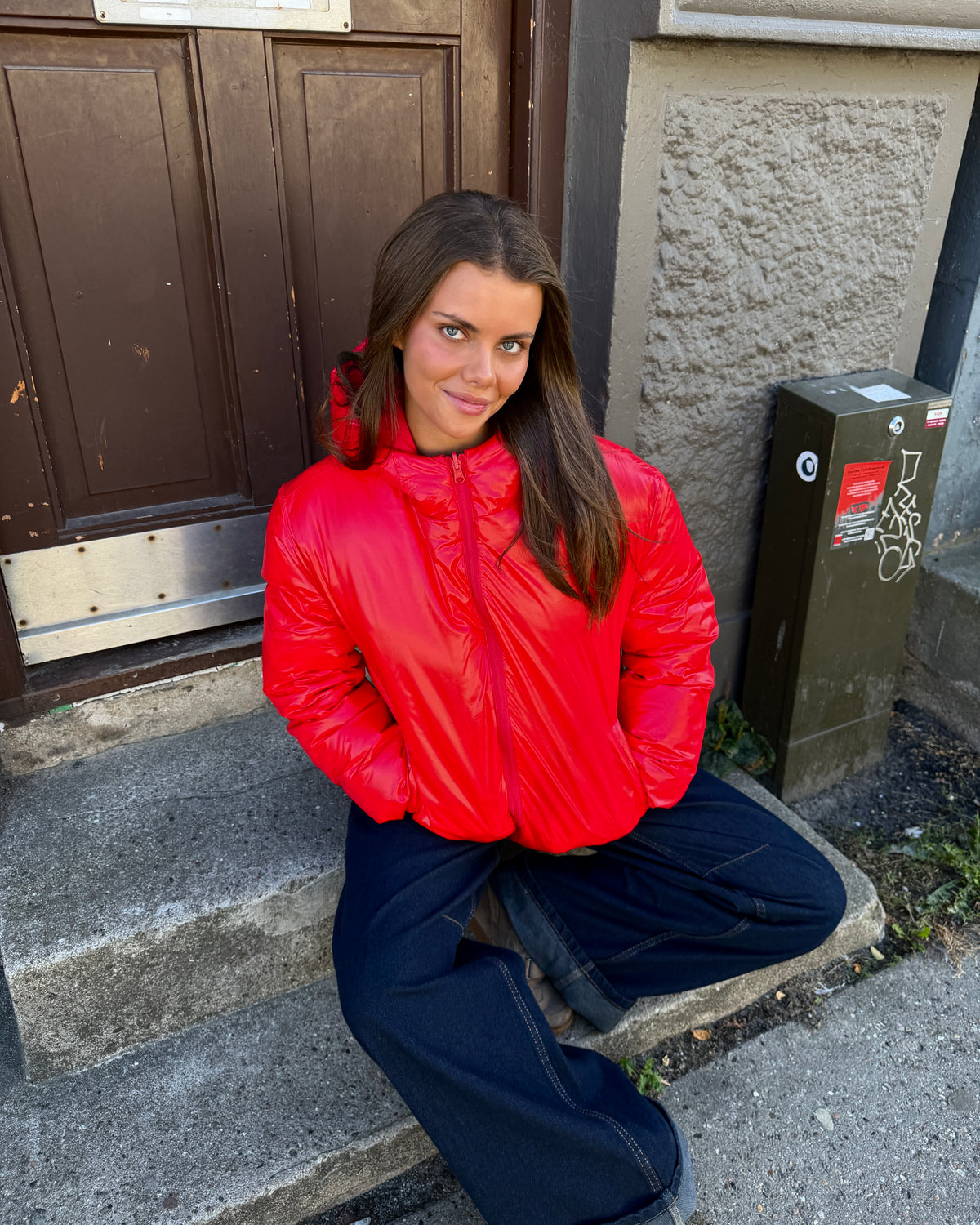 ALMA DOWN JACKET i red – billede 12