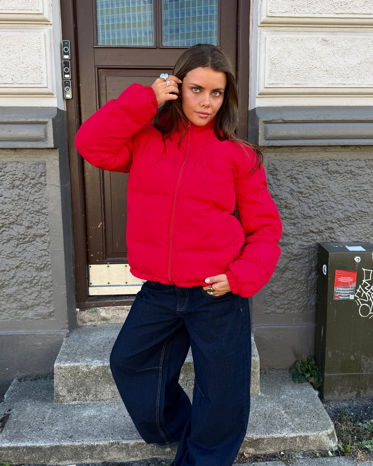 ALMA DOWN JACKET i red – billede 1