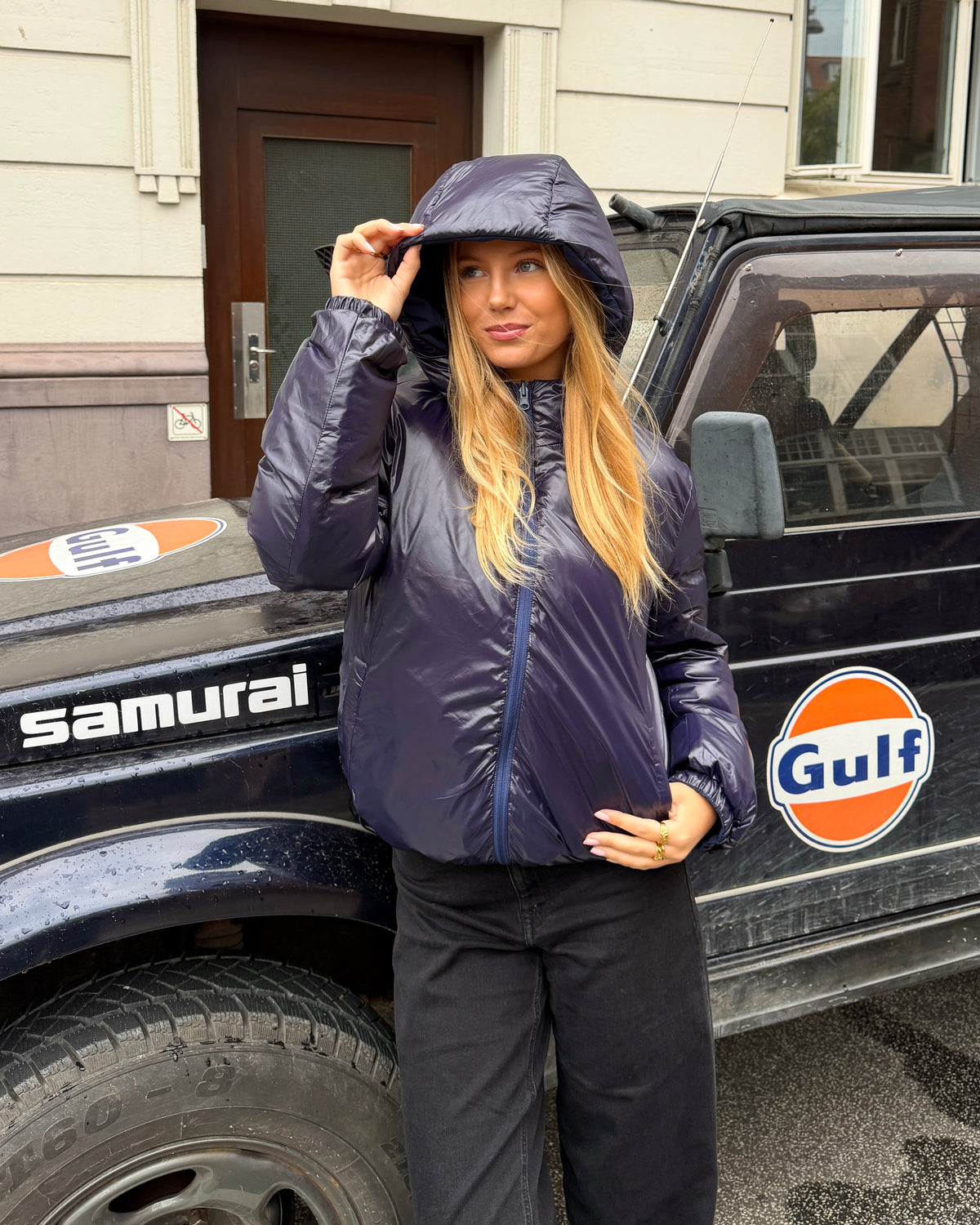 ALMA DOWN JACKET i navy – billede 14